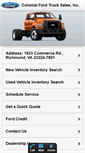 Mobile Screenshot of colonialtruck.net